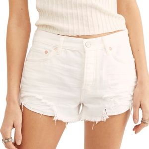 Free People Loving Good Vibrations Cutoff Denim Shorts